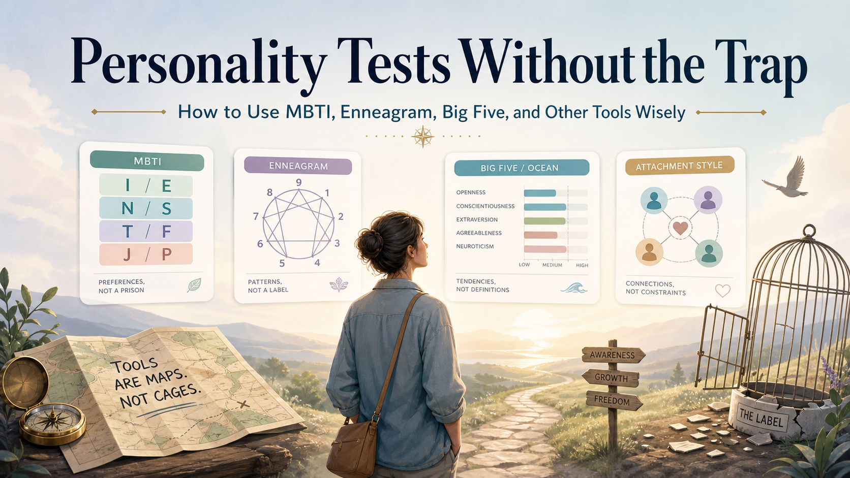 Personality Tests Without the Trap: How to Use MBTI, Enneagram, Big Five, and Other Tools Wisely Personality Tests Without the Trap: How to Use MBTI, Enneagram, Big Five, and Other Tools Wisely